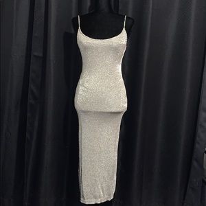 Long knitted maxi dress